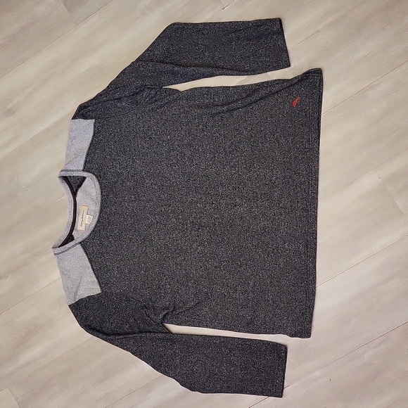 🛍Tommy Bahama Mens XXL Charcoal Grey Fleece Lined Lightweight Pullover Sweater‎ - Picture 1 of 7